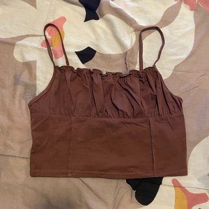 Princess Polly Brown Crop top